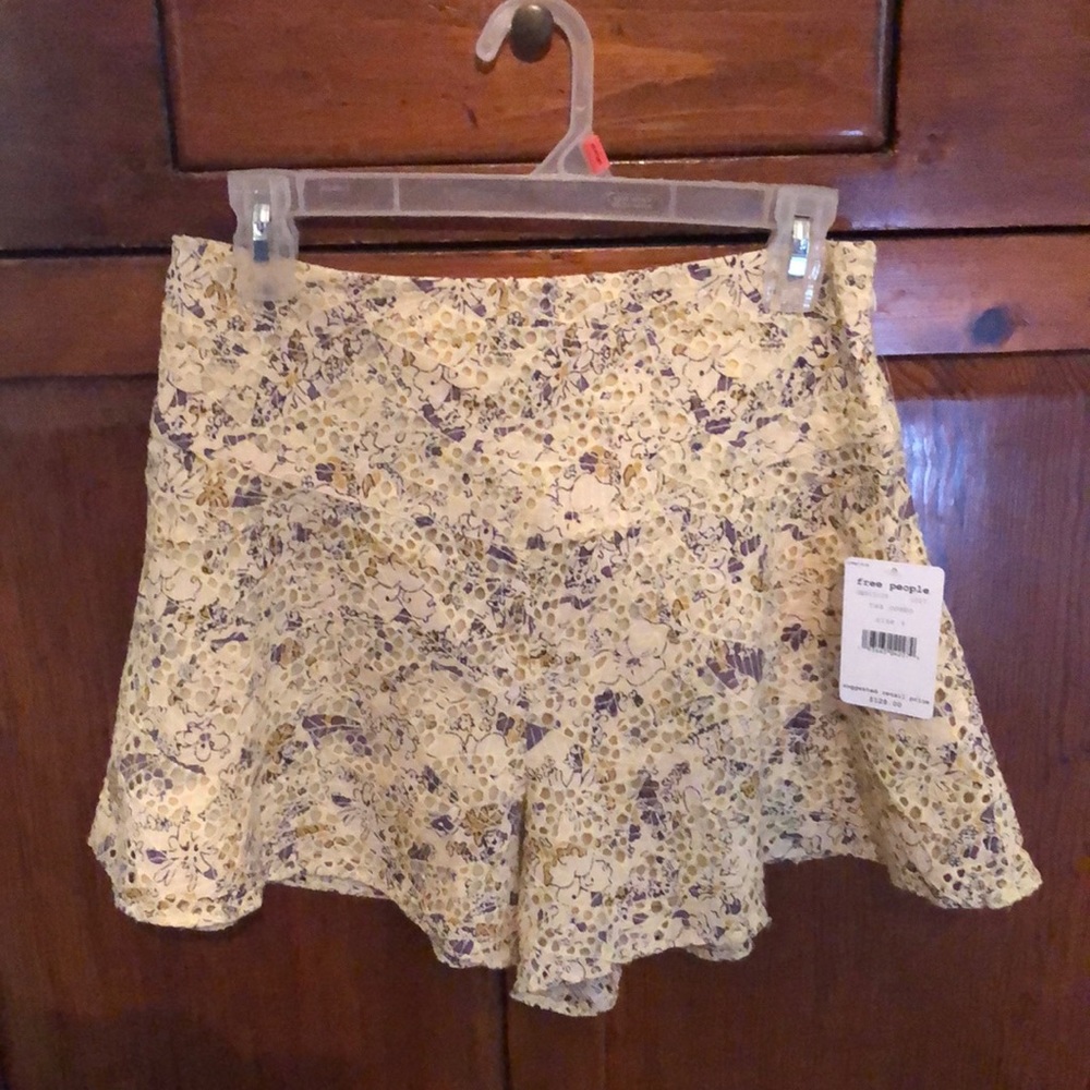 Free People - tea combo skort NWT